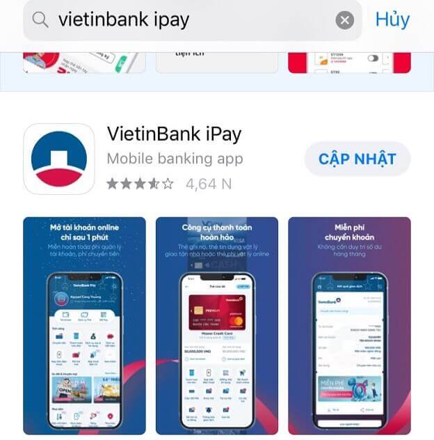 Tải app Vietinbank iPay nhận ngay 50k
