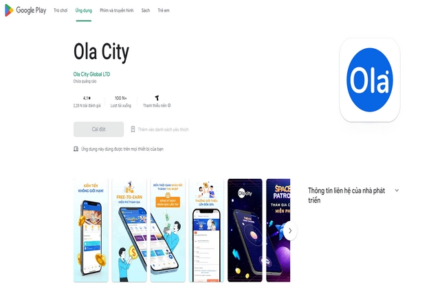 cách kiếm tiền trên Ola City